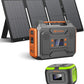 300 W Portable Solar Power Station Generator with Foldable 60W Solar Panel,110V 120W Power Bank Power Pack with USB C Input for Camping Home Use VanLife Adventures