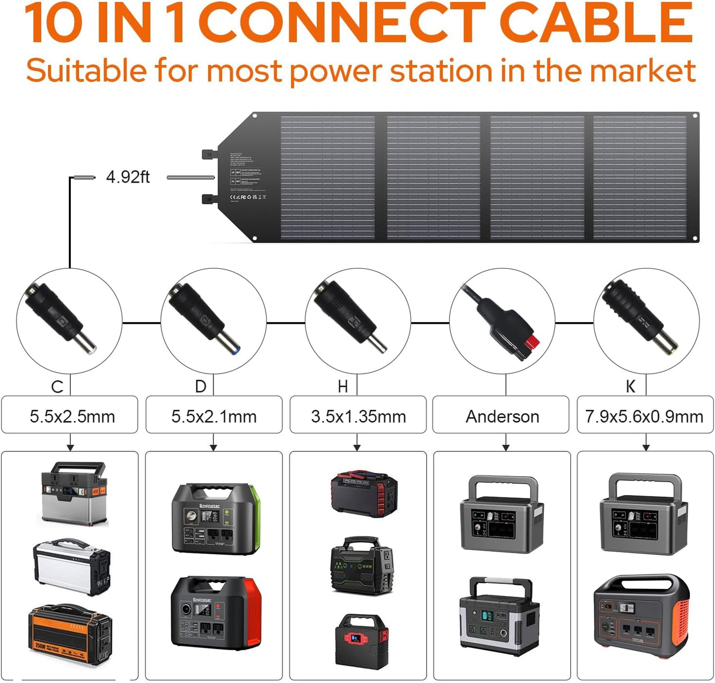 Solar Generator 300W, 100W Solar Panel, 80,000mAh Portable Power Bank with AC Outlet for Outdoors Camping Emergency Use