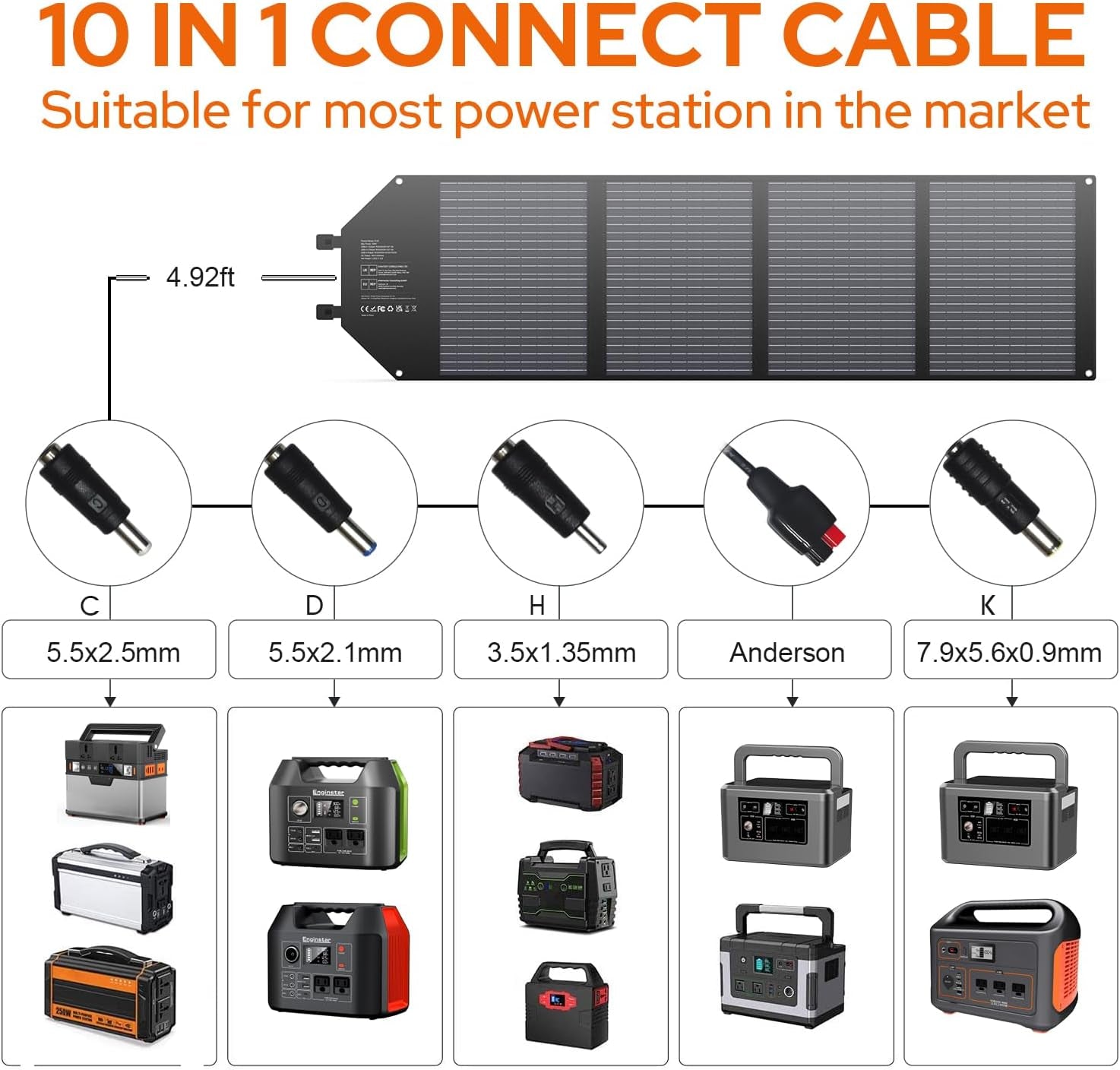 Solar Generator 300W, 100W Solar Panel, 80,000mAh Portable Power Bank with AC Outlet for Outdoors Camping Emergency Use