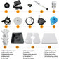 Smart Hydroponics Growing System 45 Plant Sites Vertical Garden Tower Aeroponics Growing Kit with Pump Farm Greenhouse Vegetable Plant Tower Soilless Cultivatio
