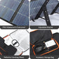 Portable Power Station 300W 288Wh with 120W Bifacial Solar Panel Foldable for Solar Generator