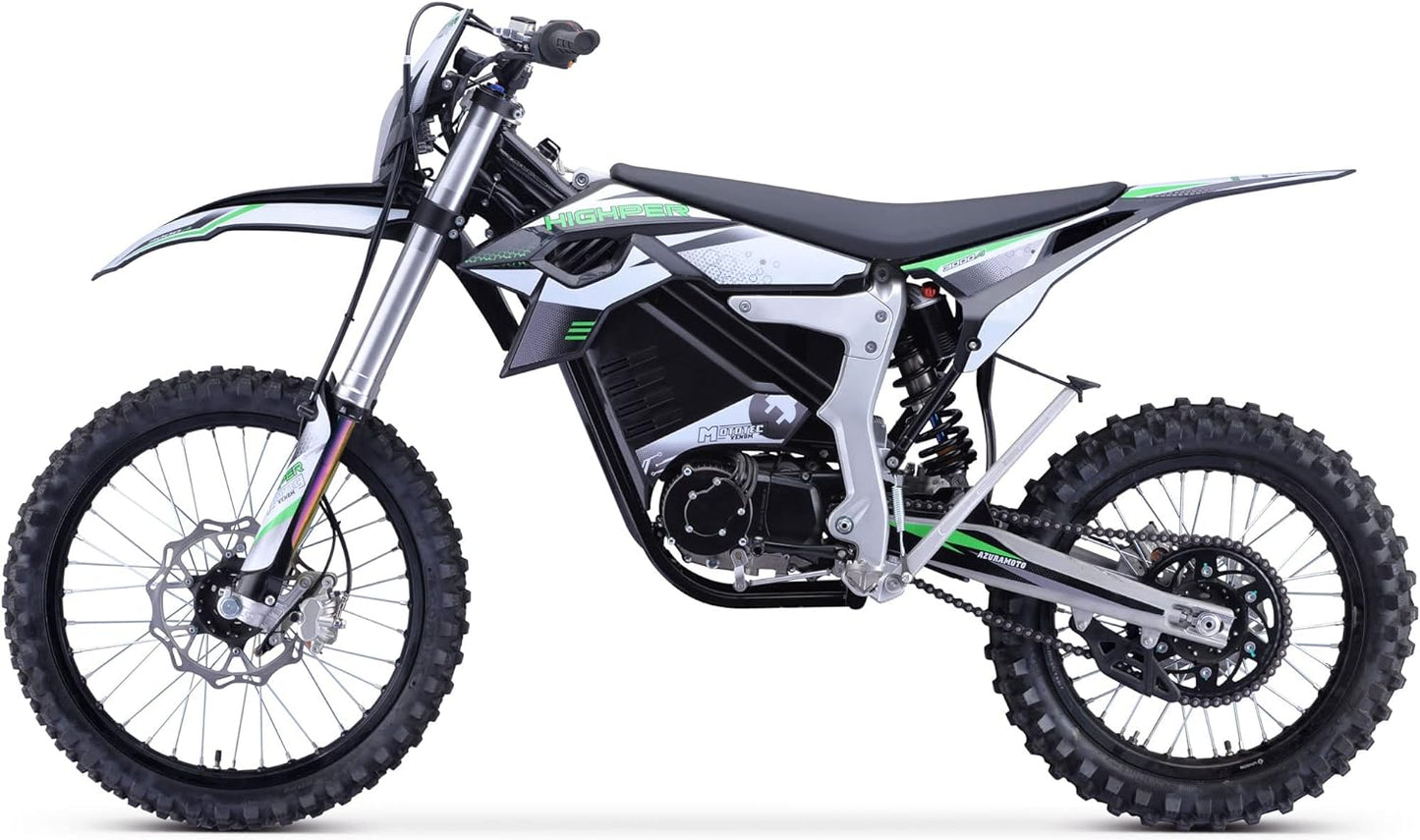 Venom 72v 12000w Electric Dirt Bike White