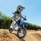 Electric Dirt Bike for Kids 13+, with 250W Motor and Rechargeable 24V Battery System, Pneumatic Tires, and Chain-Driven Motor, Blue