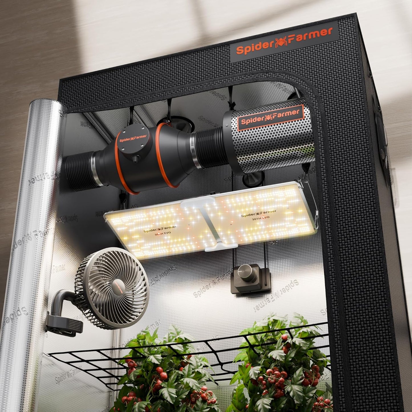 2024 ® 2x4 EVO Complete Grow Tent Kit SF2000 Samsung LM301H EVO & Dimmable Grow Tent Complete System 24" x 47" x 71" Growing Tent Set 4" Ventilation System &6'' Clip Fan