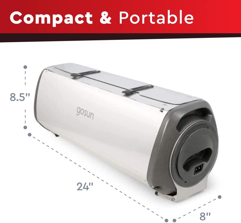 Fusion Solar Oven and Cooker | Hybrid Electric Grill | Portable & High Capacity | Indoor or Outdoor Solar Cooker | American Oven Camping Cookware | Survival Gear Powered by Sun or Electricity