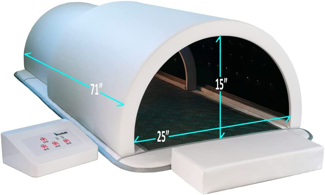 Dome Premium Zero EMF Far Infrared Sauna Therapy, 360 Degree Complete Coverage, Professional Infrared Sauna 